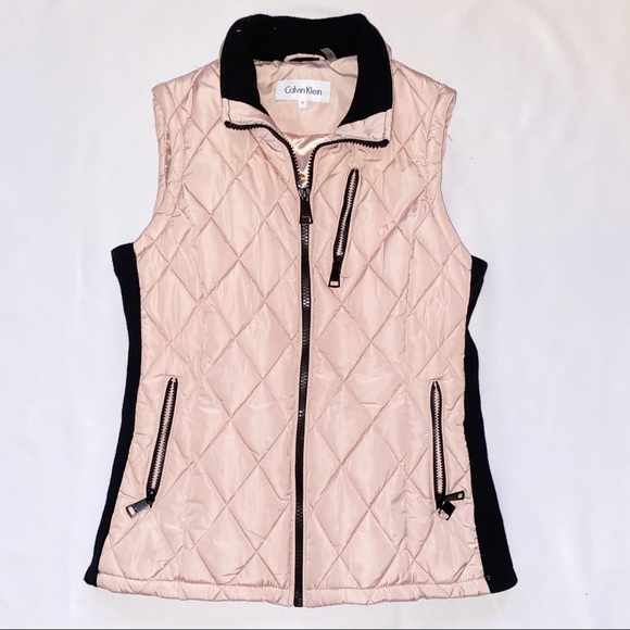 Calvin Klein Jackets & Blazers - Calvin Klein blush pink buffer vest Size S.